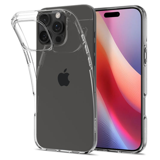 Hoes voor Apple iPhone 16 Pro, Spigen, Liquid Crystal, Transparant ACS08112