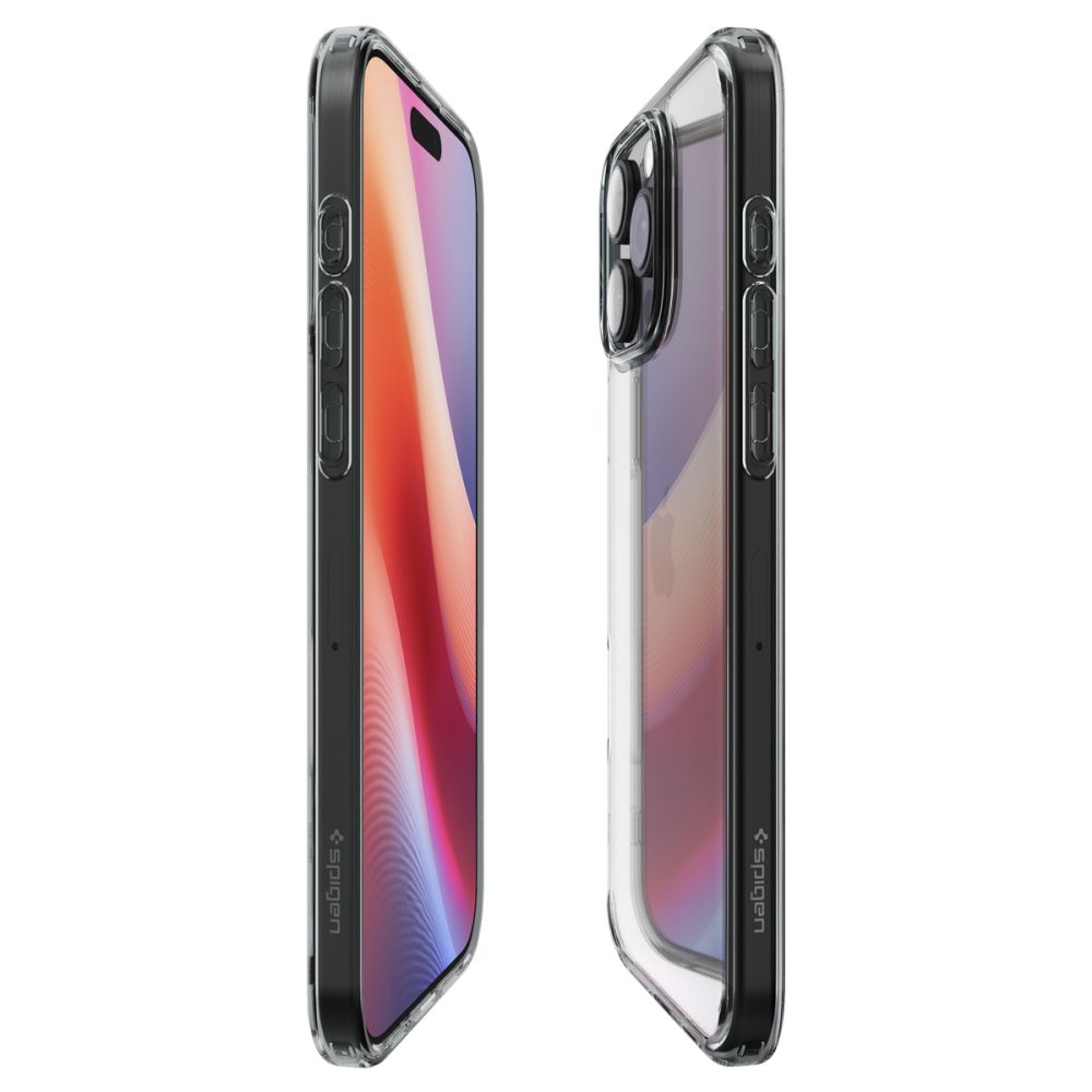 Hoes voor Apple iPhone 16 Pro, Spigen, Ultra Hybrid, Rookkleurig ACS08123