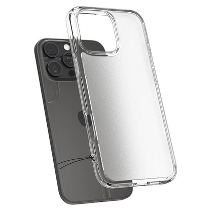 Hoes voor Apple iPhone 16 Pro, Spigen, Ultra Hybrid, Satijn Transparant ACS08122