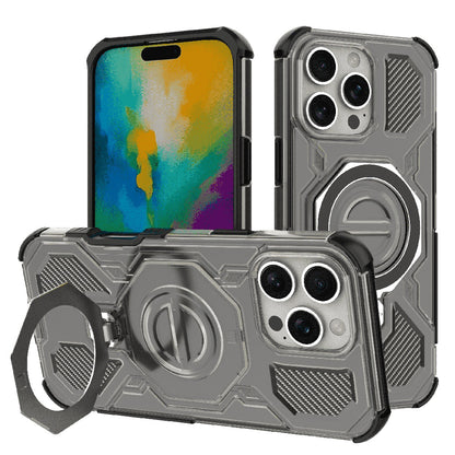 Hoes voor Apple iPhone 16 Pro, Techsuit, Carbon Shield Pro, Smoke