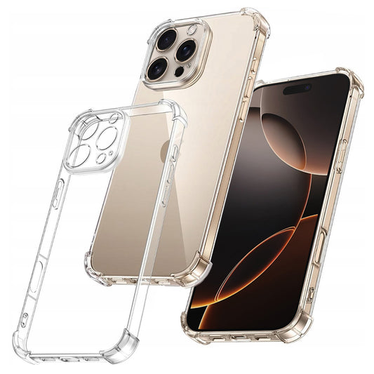 Hoesje voor Apple iPhone 16 Pro, Techsuit, Schokbestendig Helder, Transparant