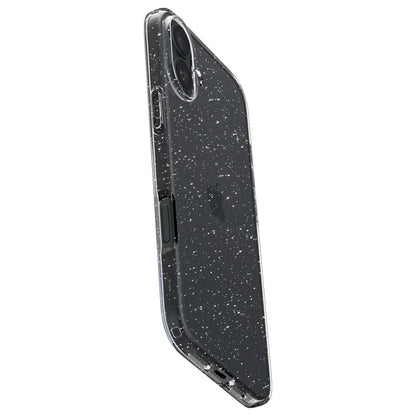 Hoesje voor Apple iPhone 16, Spigen, Liquid Crystal Glitter, Transparant ACS08192