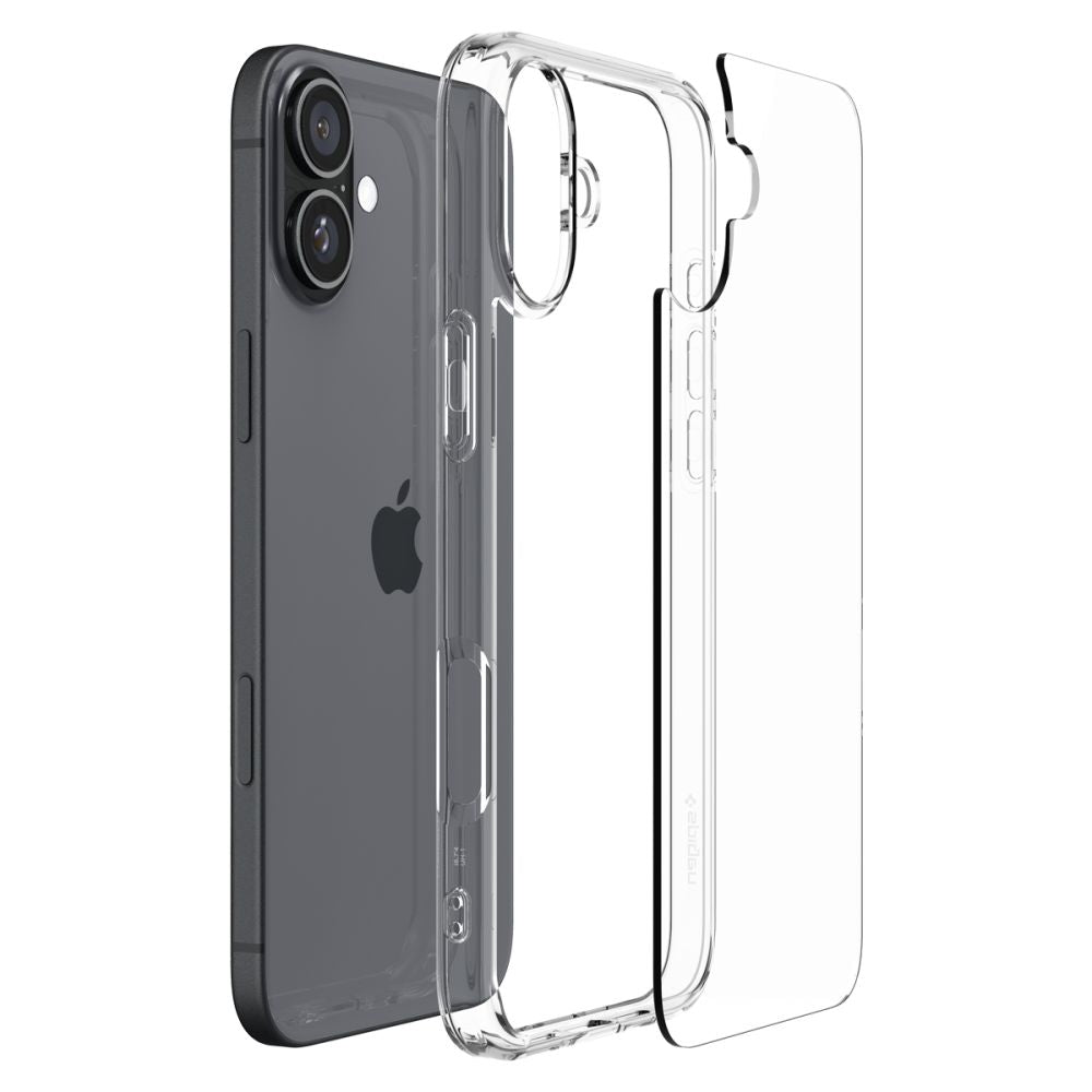 Case for Apple iPhone 16, Spigen, Ultra Hybrid, Transparent
