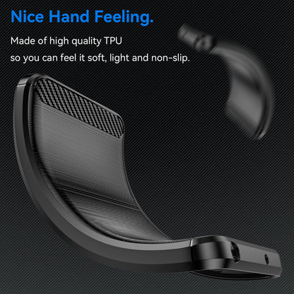 Hoes voor Apple iPhone 16, Techsuit, Carbon, Zwart