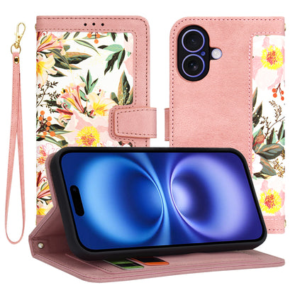 Hoes voor Apple iPhone 16, Techsuit, FlipCraft, Roze