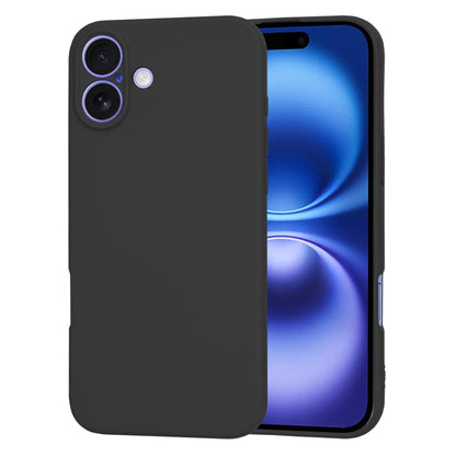 Hoes voor Apple iPhone 16, Techsuit, SoftFlex, Zwart