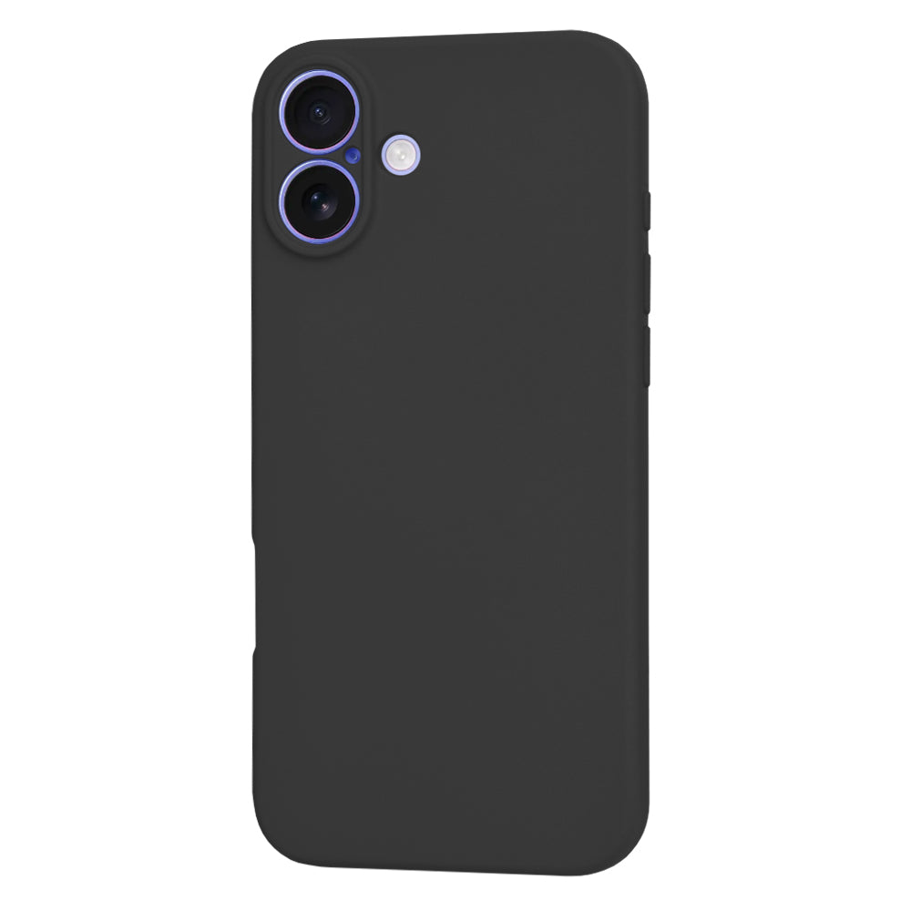 Hoes voor Apple iPhone 16, Techsuit, SoftFlex, Zwart