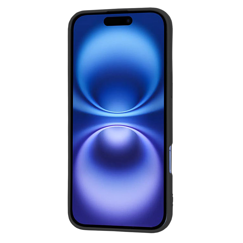 Hoes voor Apple iPhone 16, Techsuit, SoftFlex, Zwart