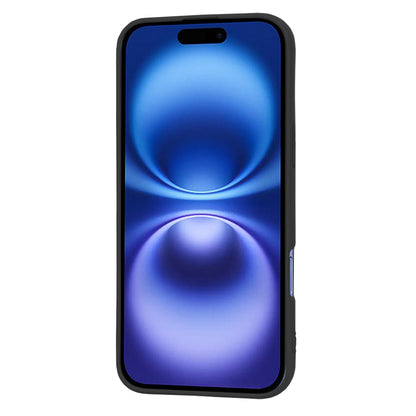 Hoes voor Apple iPhone 16, Techsuit, SoftFlex, Zwart