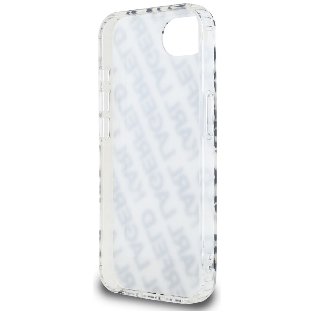 Hoes voor Apple iPhone 16e, Karl Lagerfeld, IML Luxury Gold Fullover Logo, Goud