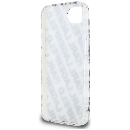 Hoes voor Apple iPhone 16e, Karl Lagerfeld, IML Luxury Gold Fullover Logo, Goud