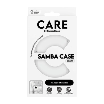 Hoes voor Apple iPhone 16e, PanzerGlass, Care Fashionable, Transparant