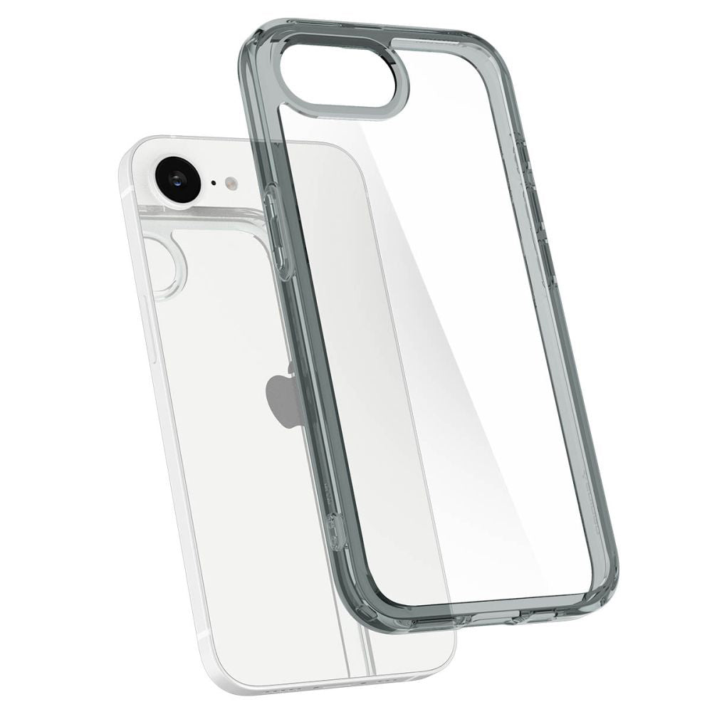 Hoes voor Apple iPhone 17e / 16e, Spigen, Ultra Hybrid, Rookkleurig