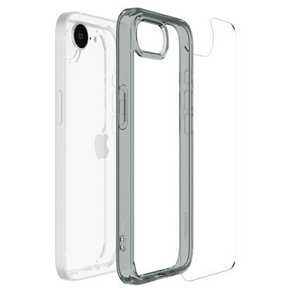 Hoes voor Apple iPhone 17e / 16e, Spigen, Ultra Hybrid, Rookkleurig