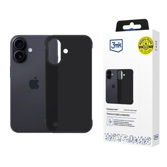 Hoes voor Apple iPhone 17, 3MK, Just20g, Zwart