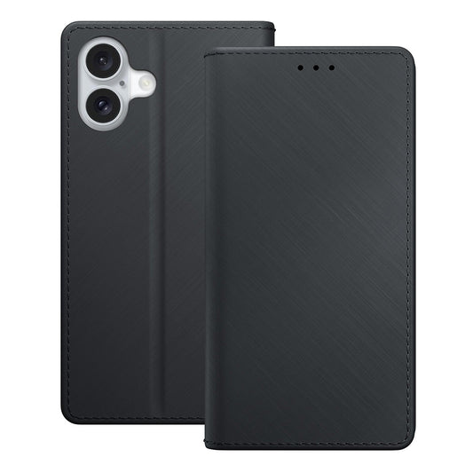 Hoes voor Apple iPhone 17, 3MK, Portemonnee, Zwart