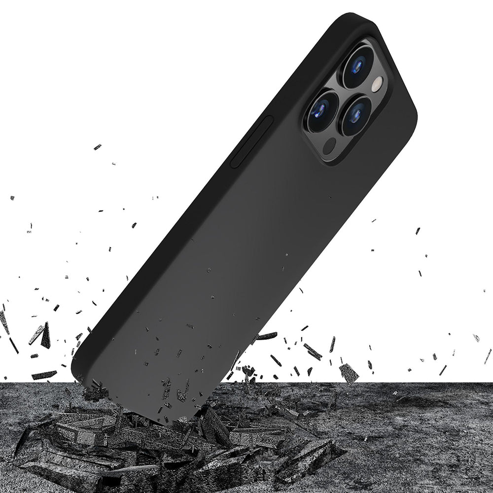 Hoesje voor Apple iPhone 17 Air, 3MK, Siliconen, Zwart