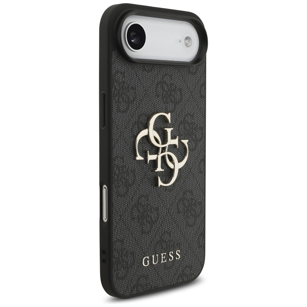 Hoes voor Apple iPhone 17 Air, Guess, 4G Classic Logo met Band, Zwart