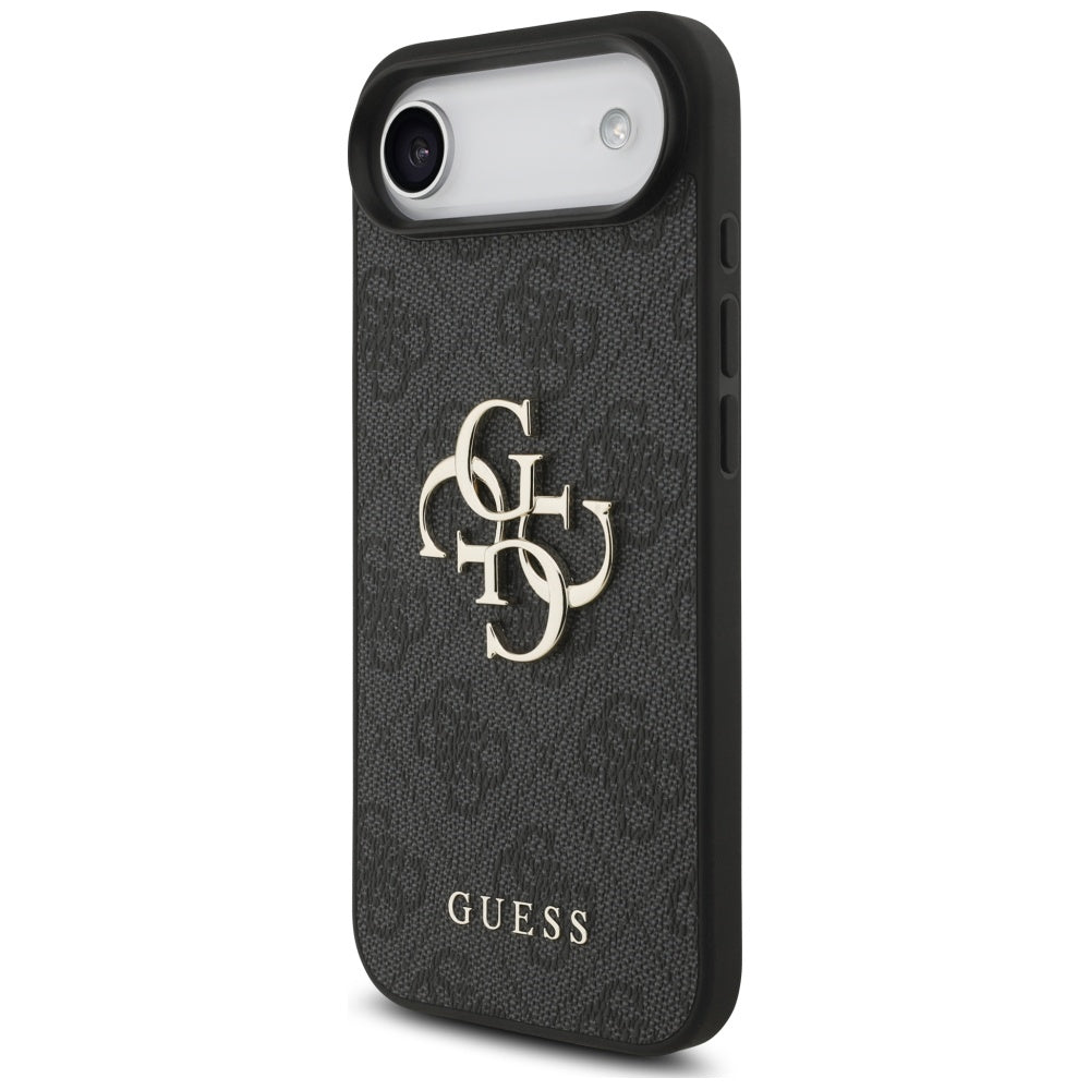 Hoes voor Apple iPhone 17 Air, Guess, 4G Classic Logo met Band, Zwart