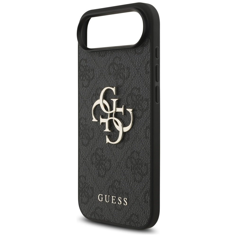 Hoes voor Apple iPhone 17 Air, Guess, 4G Classic Logo met Band, Zwart