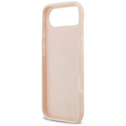 Hoes voor Apple iPhone 17 Air, Guess, 4G Grained Big and Classic Logo, Roze