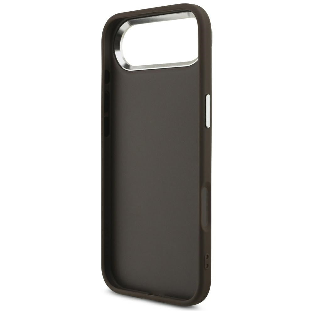 Hoes voor Apple iPhone 17 Air, Guess, Big 4G Logo Classic, Bruin Zilver