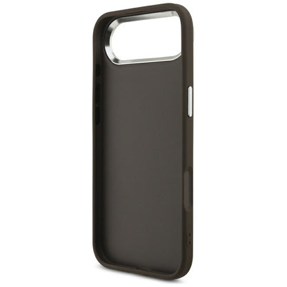 Hoes voor Apple iPhone 17 Air, Guess, Big 4G Logo Classic, Bruin Zilver