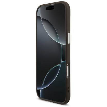 Hoes voor Apple iPhone 17 Air, Guess, Big 4G Logo Classic, Bruin Zilver