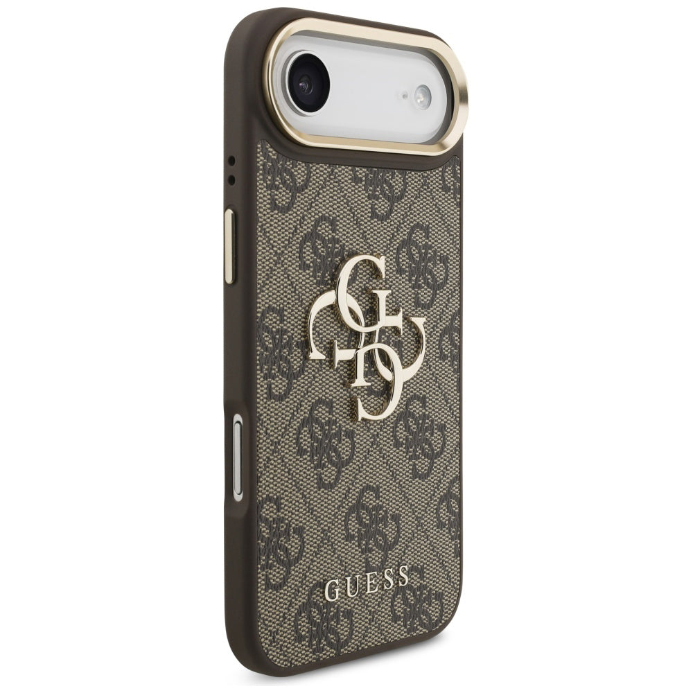 Hoes voor Apple iPhone 17 Air, Guess, Big 4G Logo Classic, Goudbruin