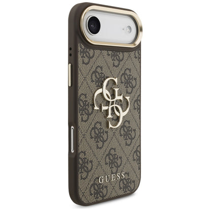 Hoes voor Apple iPhone 17 Air, Guess, Big 4G Logo Classic, Goudbruin