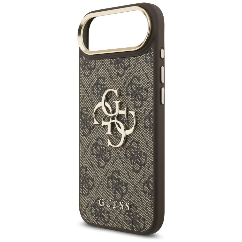 Hoes voor Apple iPhone 17 Air, Guess, Big 4G Logo Classic, Goudbruin