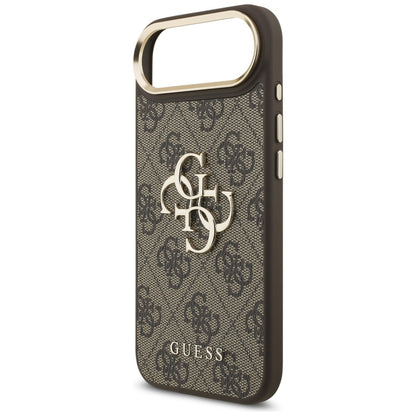 Hoes voor Apple iPhone 17 Air, Guess, Big 4G Logo Classic, Goudbruin