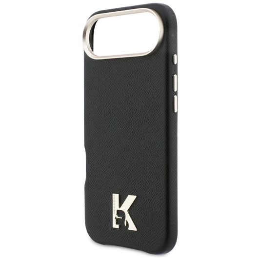 Hoes voor Apple iPhone 17 Air, Karl Lagerfeld, Karl Head Logo, Zwart