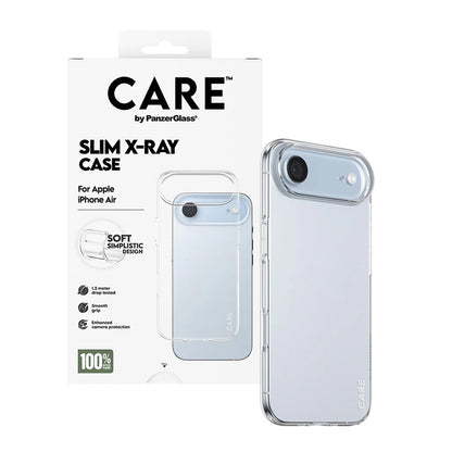 Hoes voor Apple iPhone 17 Air, PanzerGlass, Care Fashionable X-ray, Transparant