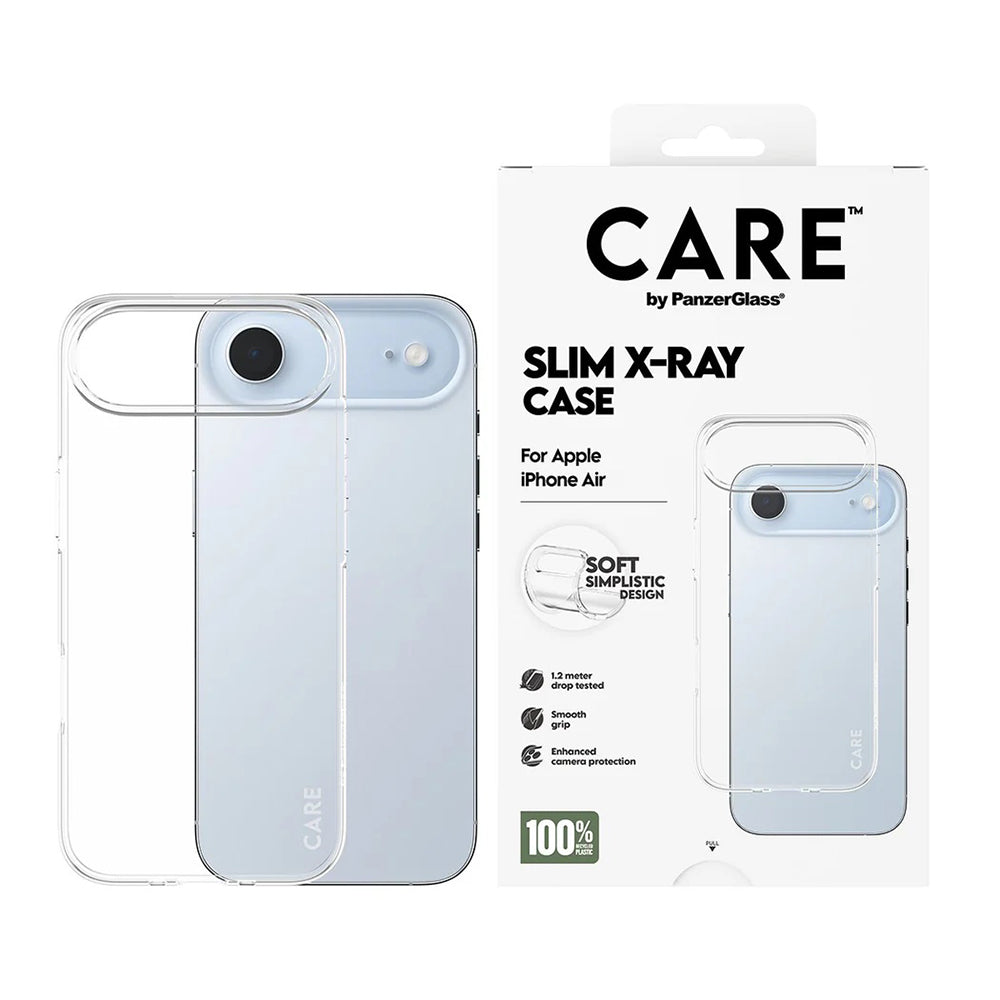 Hoes voor Apple iPhone 17 Air, PanzerGlass, Care Fashionable X-ray, Transparant