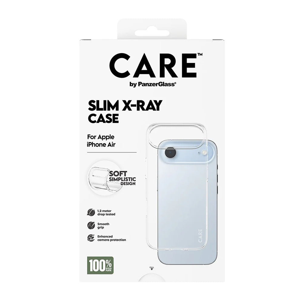 Hoes voor Apple iPhone 17 Air, PanzerGlass, Care Fashionable X-ray, Transparant