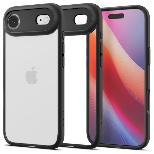 Hoes voor Apple iPhone 17 Air, Spigen, Ultra Hybrid, Matzwart