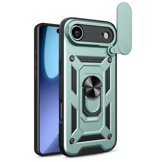 Hoes voor Apple iPhone 17 Air, Techsuit, CamShield, Groen