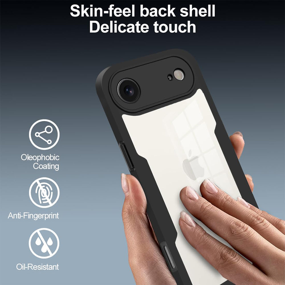 Hoes voor Apple iPhone 17 Air, Techsuit, ColorVerse 360, Zwart