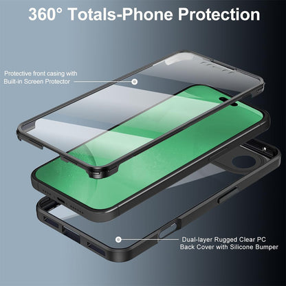 Hoes voor Apple iPhone 17 Air, Techsuit, ColorVerse 360, Zwart