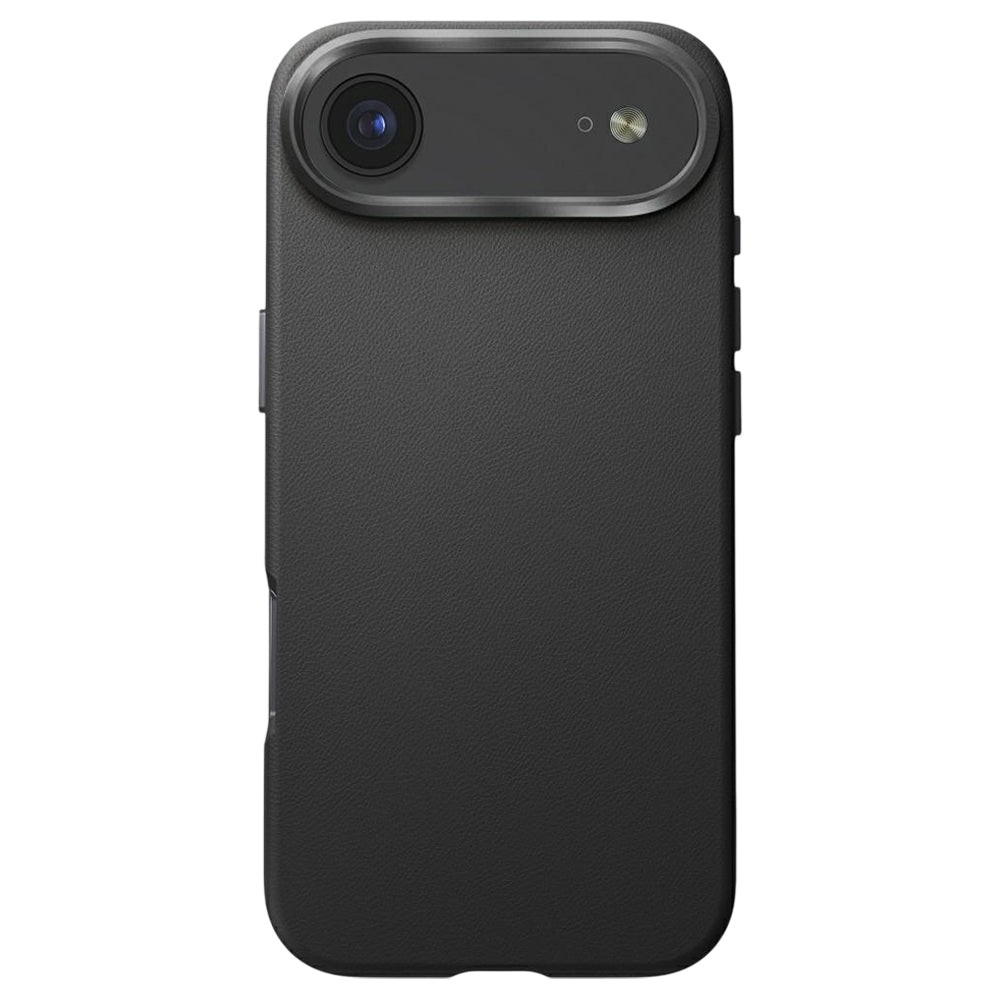 Hoes voor Apple iPhone 17 Air, UNIQ, Lyden Leatherette, Zwart