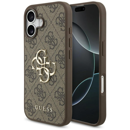 Hoes voor Apple iPhone 17, Guess, 4G Big Logo, Bruin