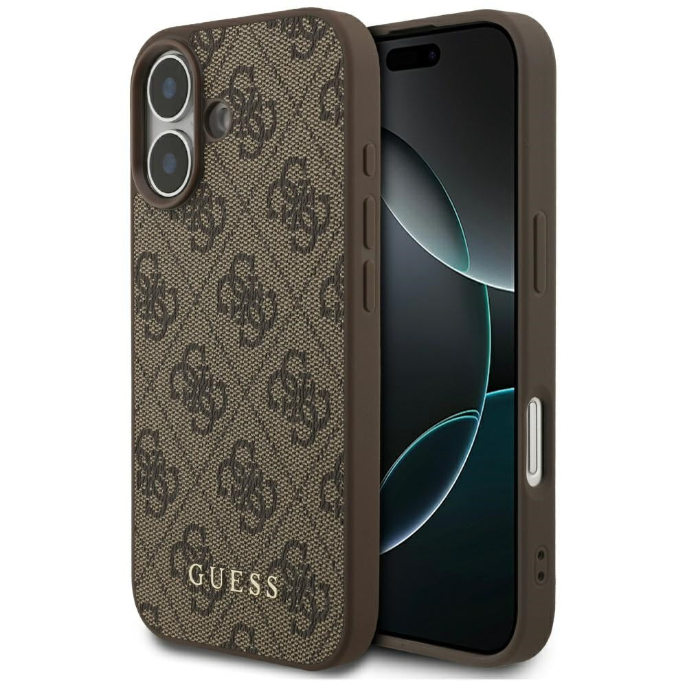 Hoes voor Apple iPhone 17, Guess, 4G Classic, Bruin