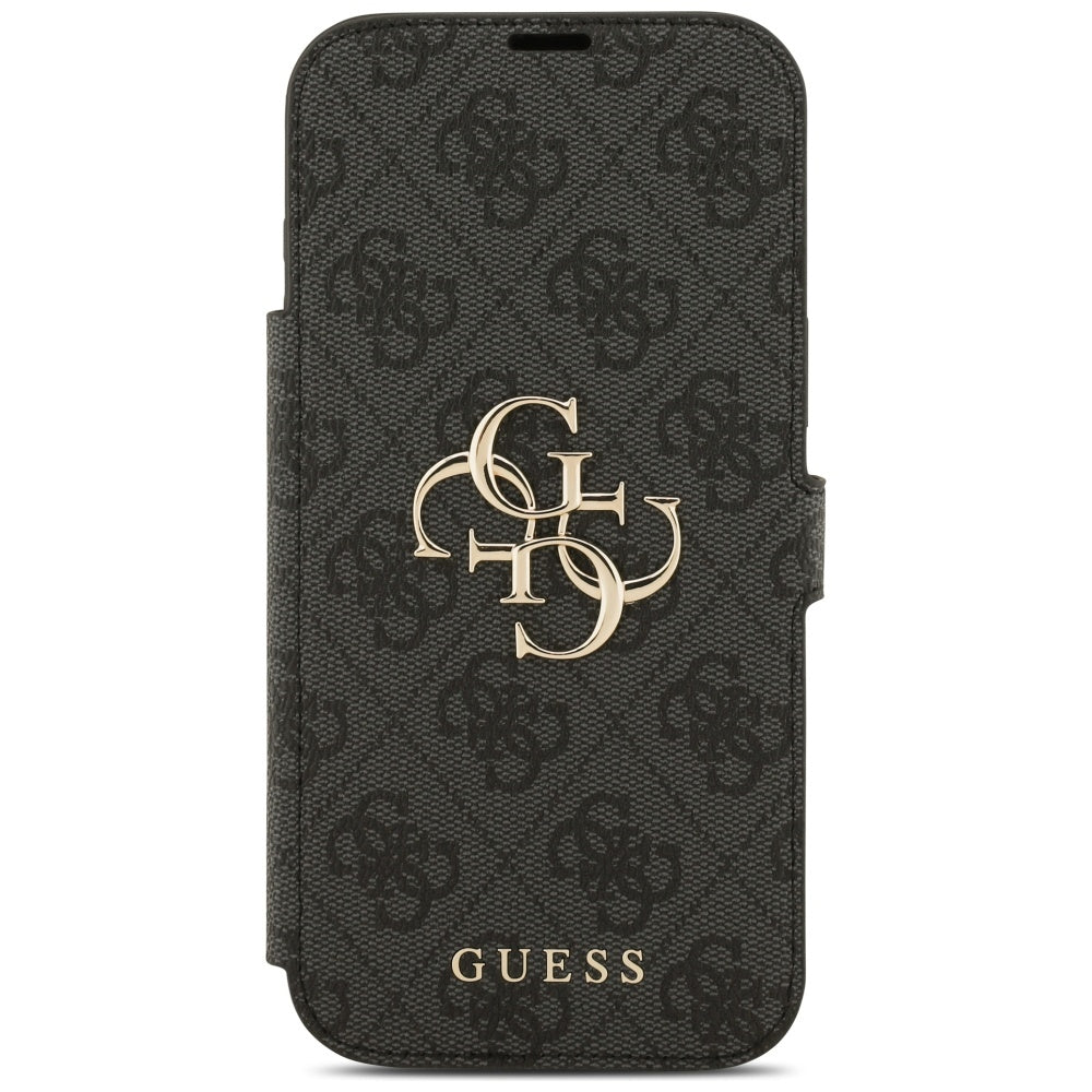 Hoes voor Apple iPhone 17, Guess, 4G Metal Logo, Zwart