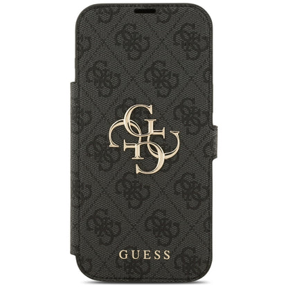 Hoes voor Apple iPhone 17, Guess, 4G Metal Logo, Zwart