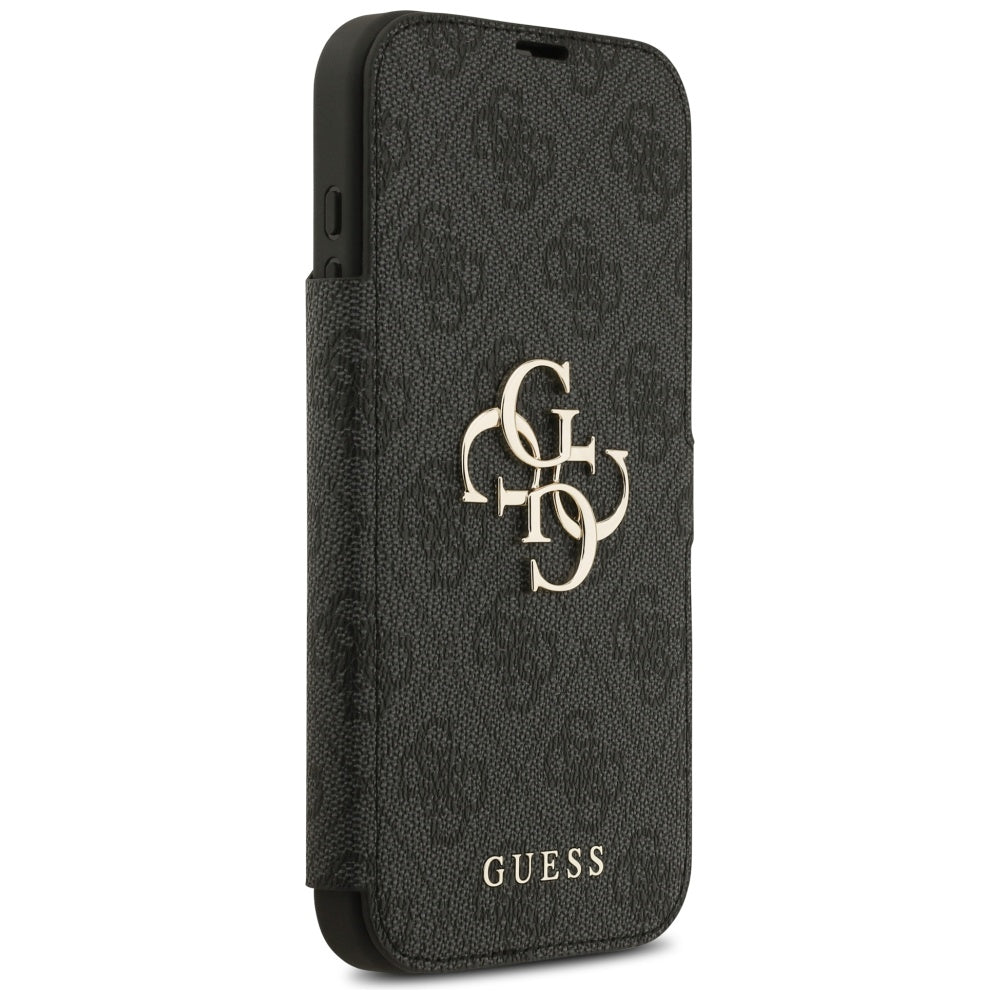 Hoes voor Apple iPhone 17, Guess, 4G Metal Logo, Zwart