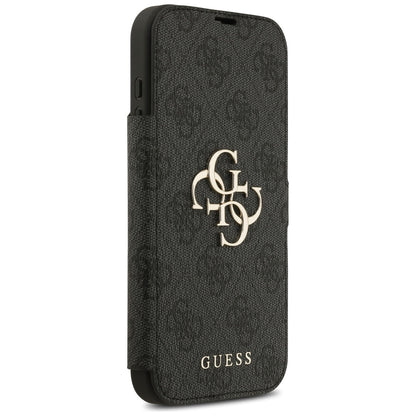 Hoes voor Apple iPhone 17, Guess, 4G Metal Logo, Zwart