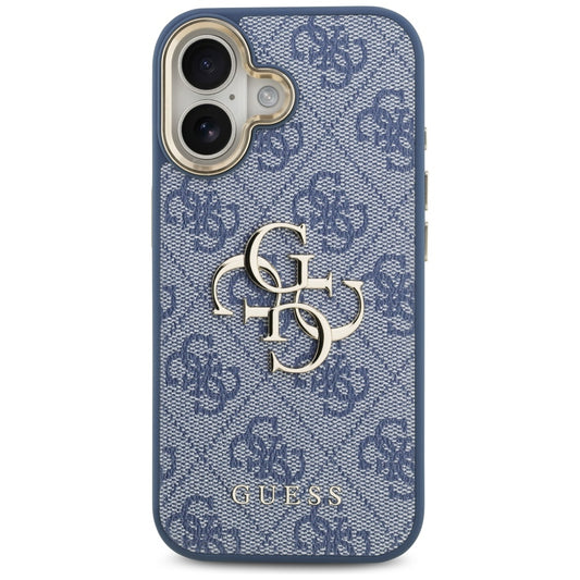 Hoes voor Apple iPhone 17, Guess, Big 4G Logo Classic, Goudblauw