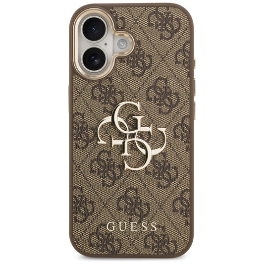 Hoes voor Apple iPhone 17, Guess, Big 4G Logo Classic, Goudbruin