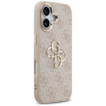 Hoesje voor Apple iPhone 17, Guess, Big 4G Logo Classic, Goudroze